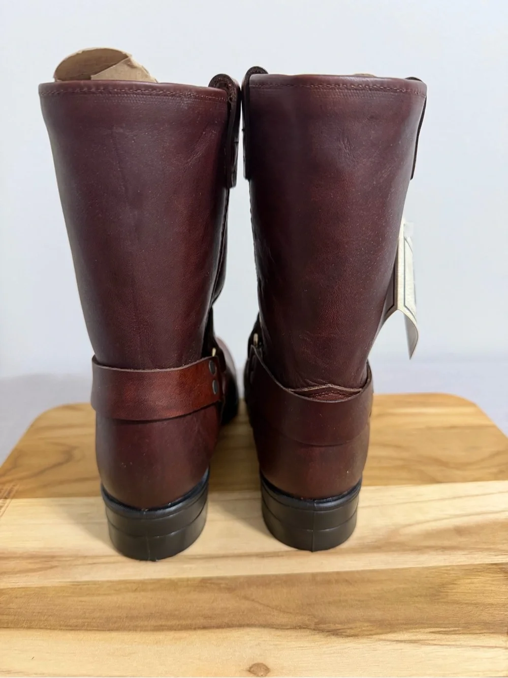 Frye NEW Youth Vintage Small Frye Pull On Harness Boots Size 3 #267062